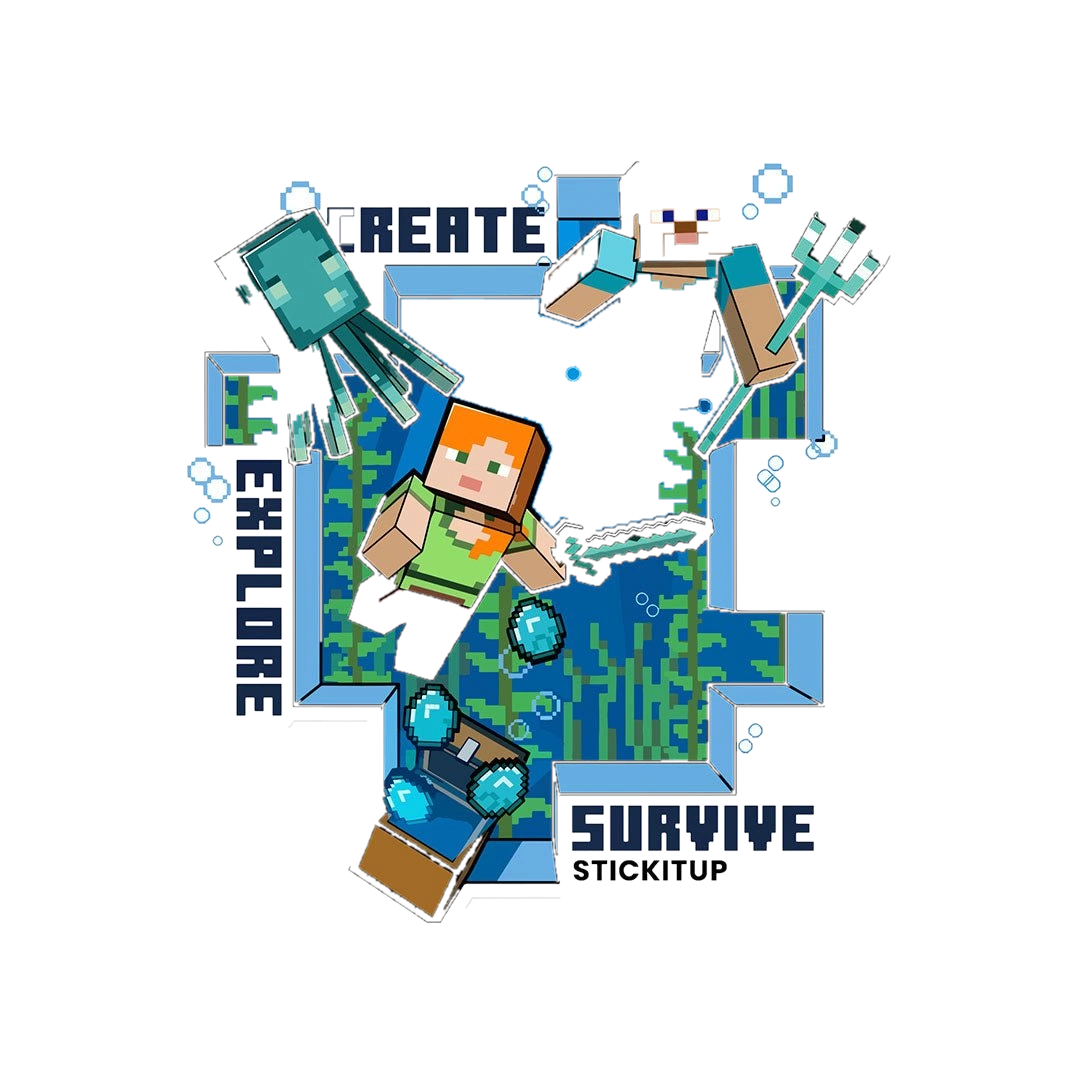 CREATE EXPLORE SURVIVE 0.1 Sticker